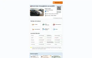 Beispielbericht der Fahrzeughistorie von autoDNA - Miniaturbild
