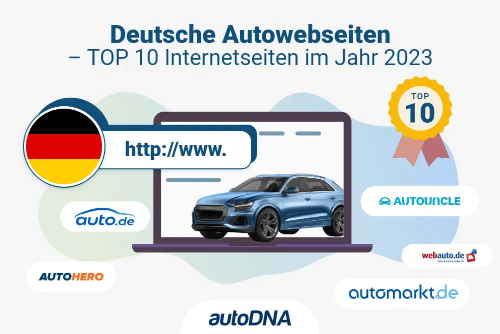 Deutsche Autowebseiten - TOP 10 Internetseiten im Jahr 2023 - Hauptbild