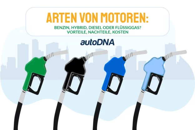 Arten von motoren Benzin, Hybrid, Diesel oder Flüssiggas Vorteile, Nachteile, Koste